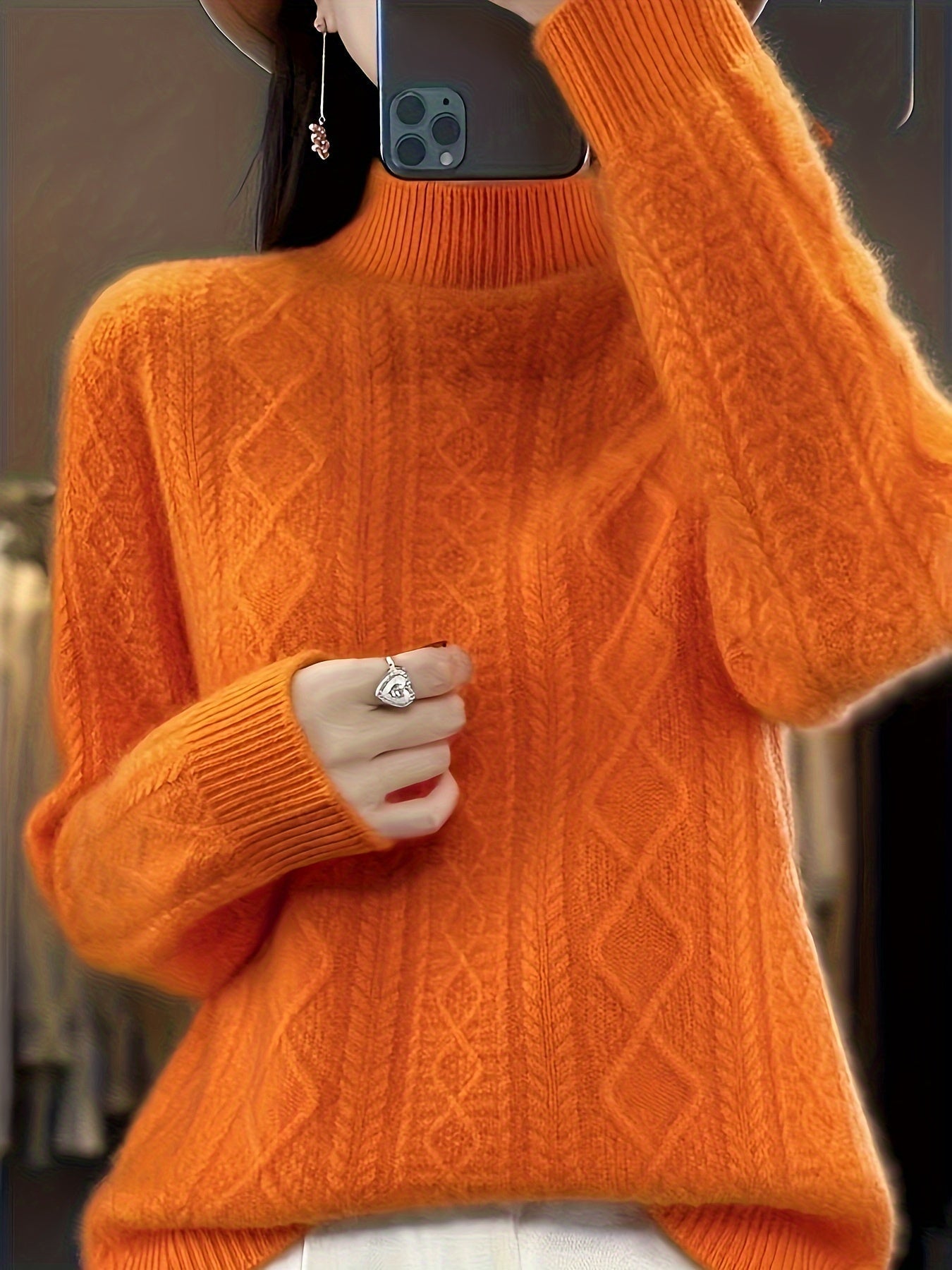GR | Bequemer Wollpullover aus Strick