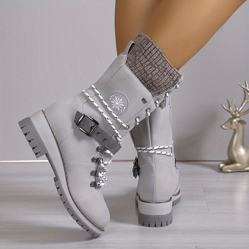 GR - Elegant knitted thermal boots