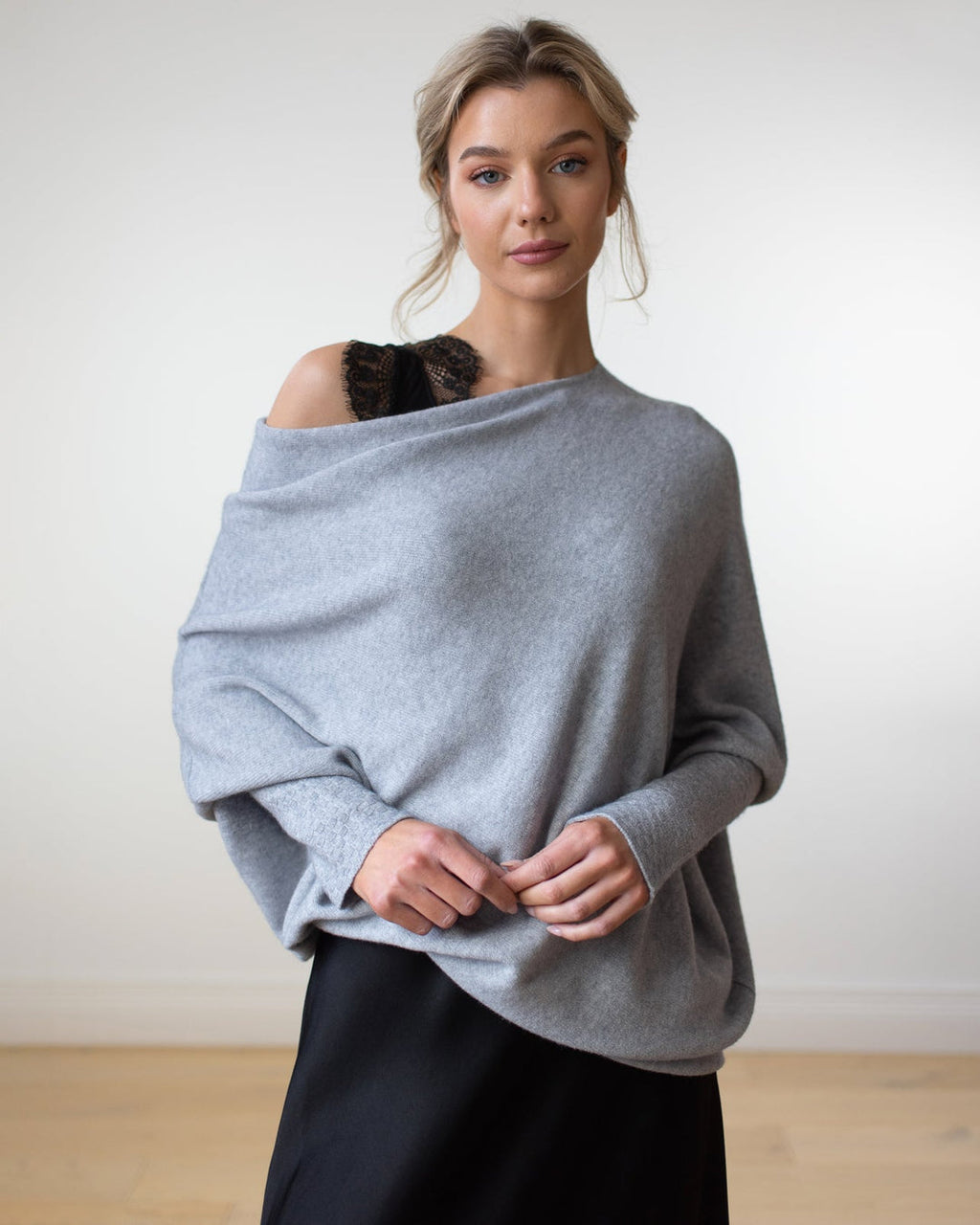 GR | Luxury Open Neck Pullover Sweater