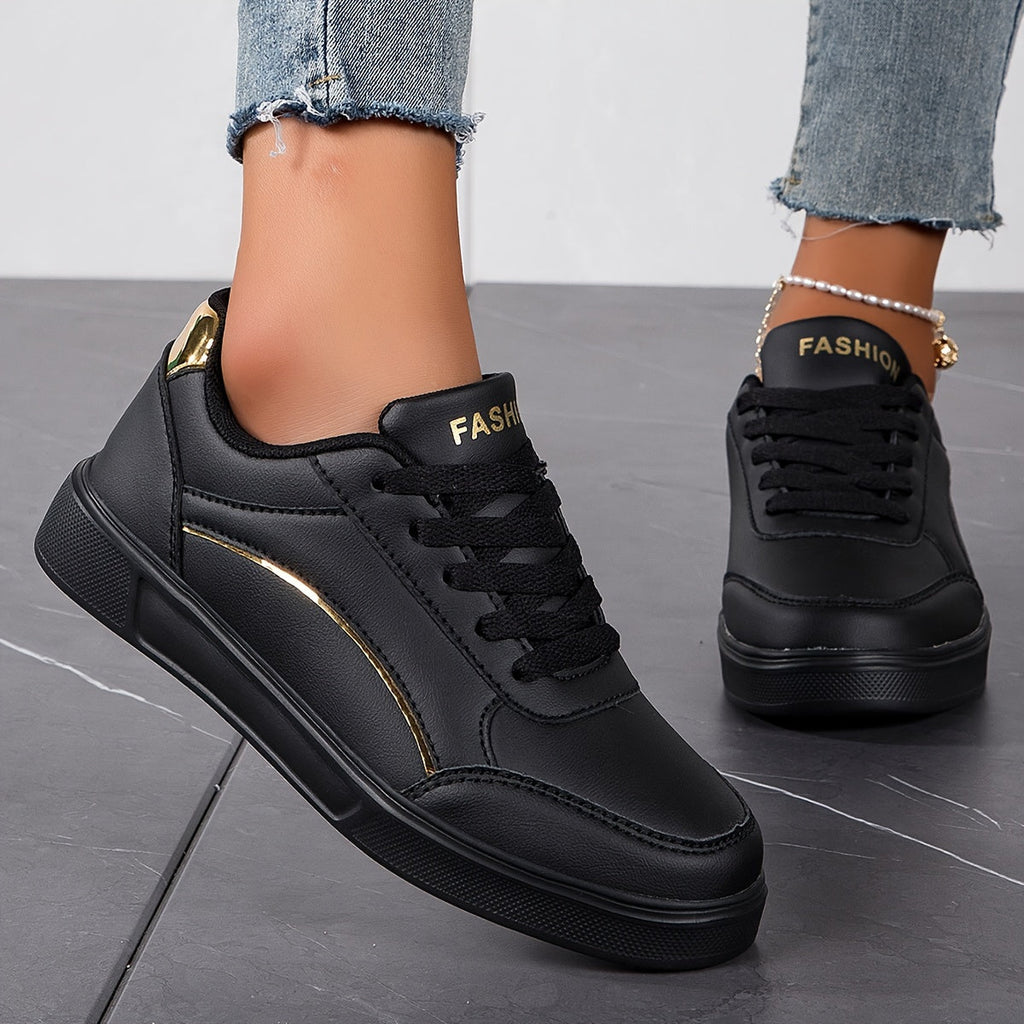 GR | Solid Color Women's Sneakers with Soft Sole