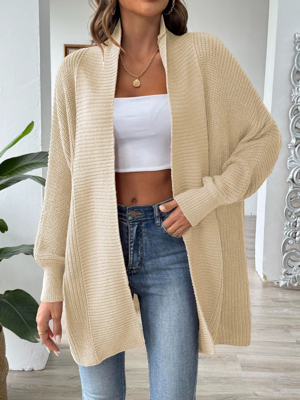 GR | Stylish cardigan vest for women
