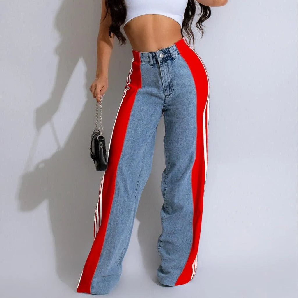 GR | Wide-leg denim trousers