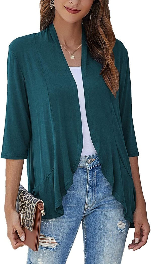GR | Elegant open-front women's jacket