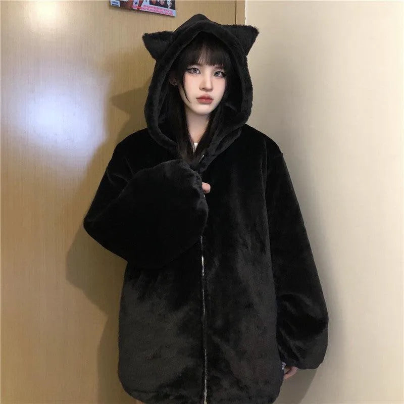 GR | Faux-Fur-Coat