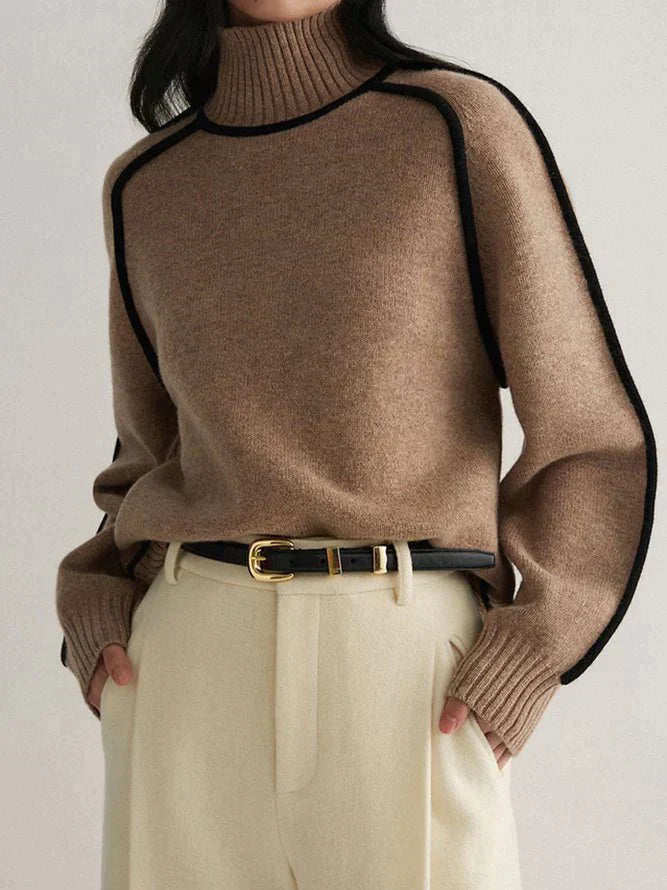 GR | Braun Rollkragenpullover