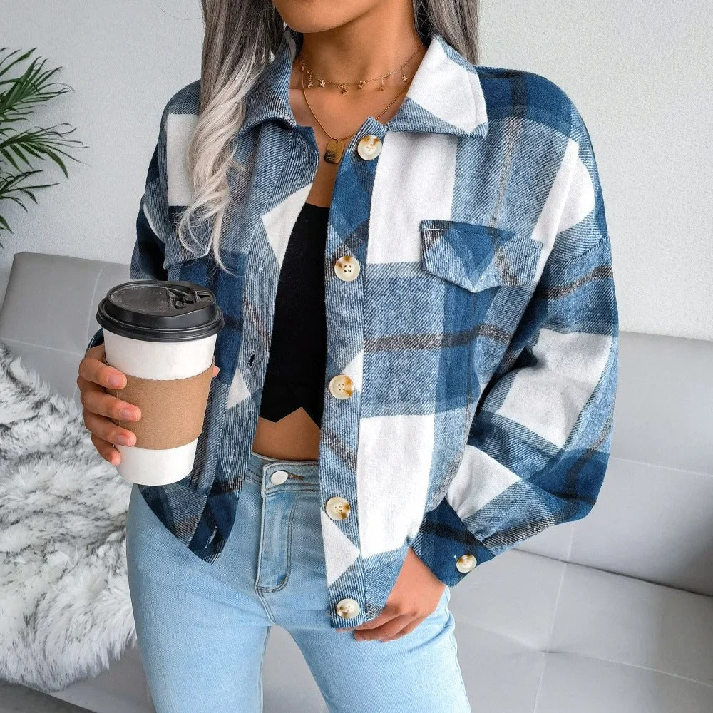 GR | Checkered Summer Jacket for Women