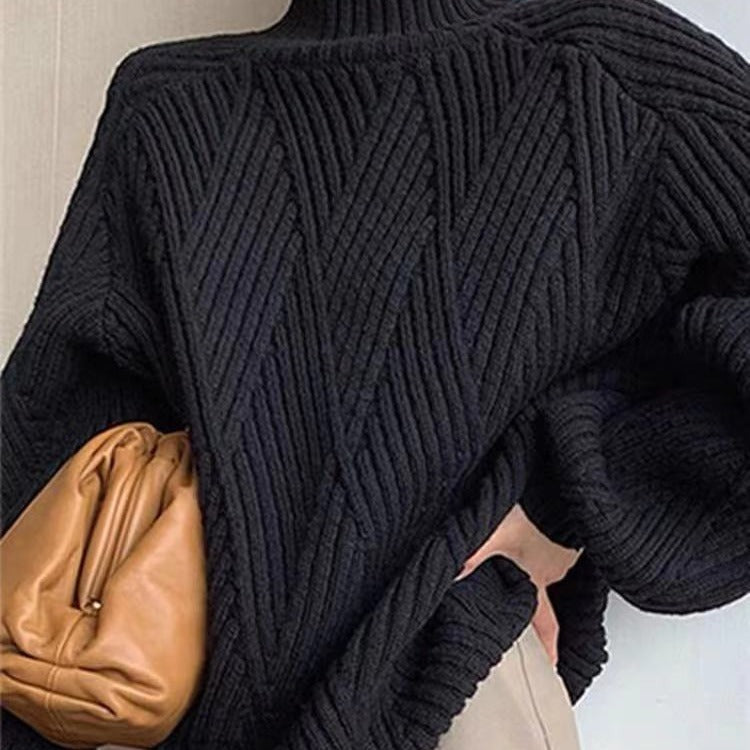 GR | Eleganter Rollkragenpullover