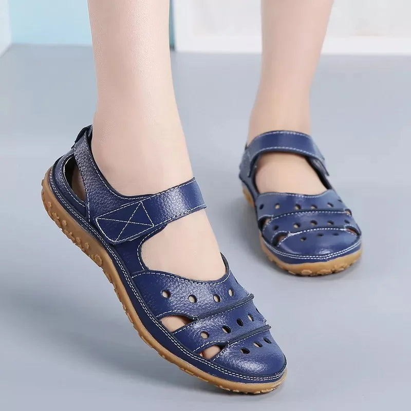 GR | Orthopedic spring sandals with comfortable Velcro closure