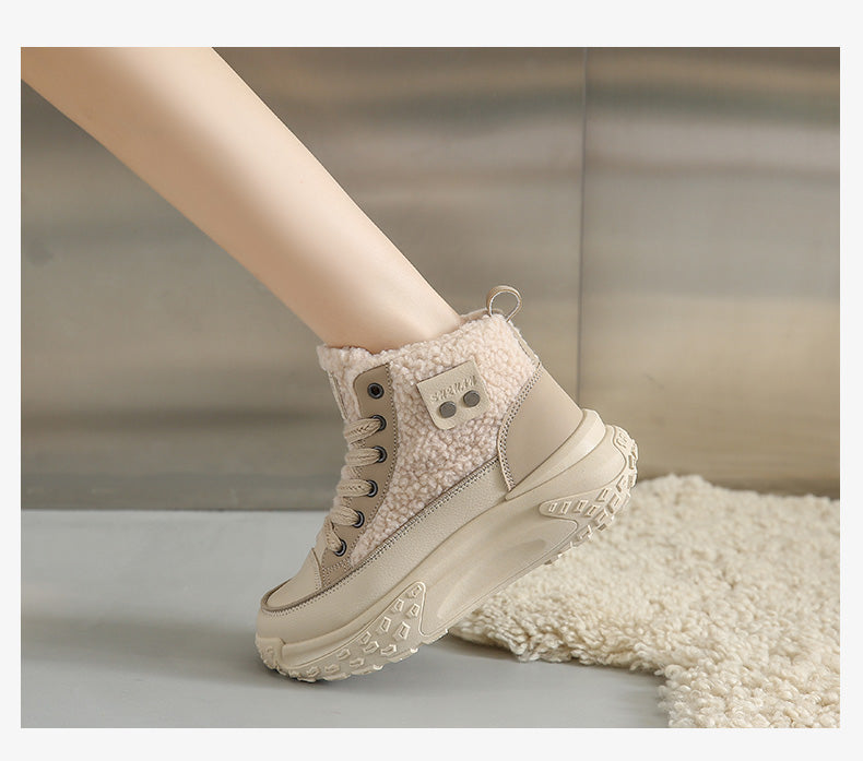 GR – Waterproof plush ankle boots