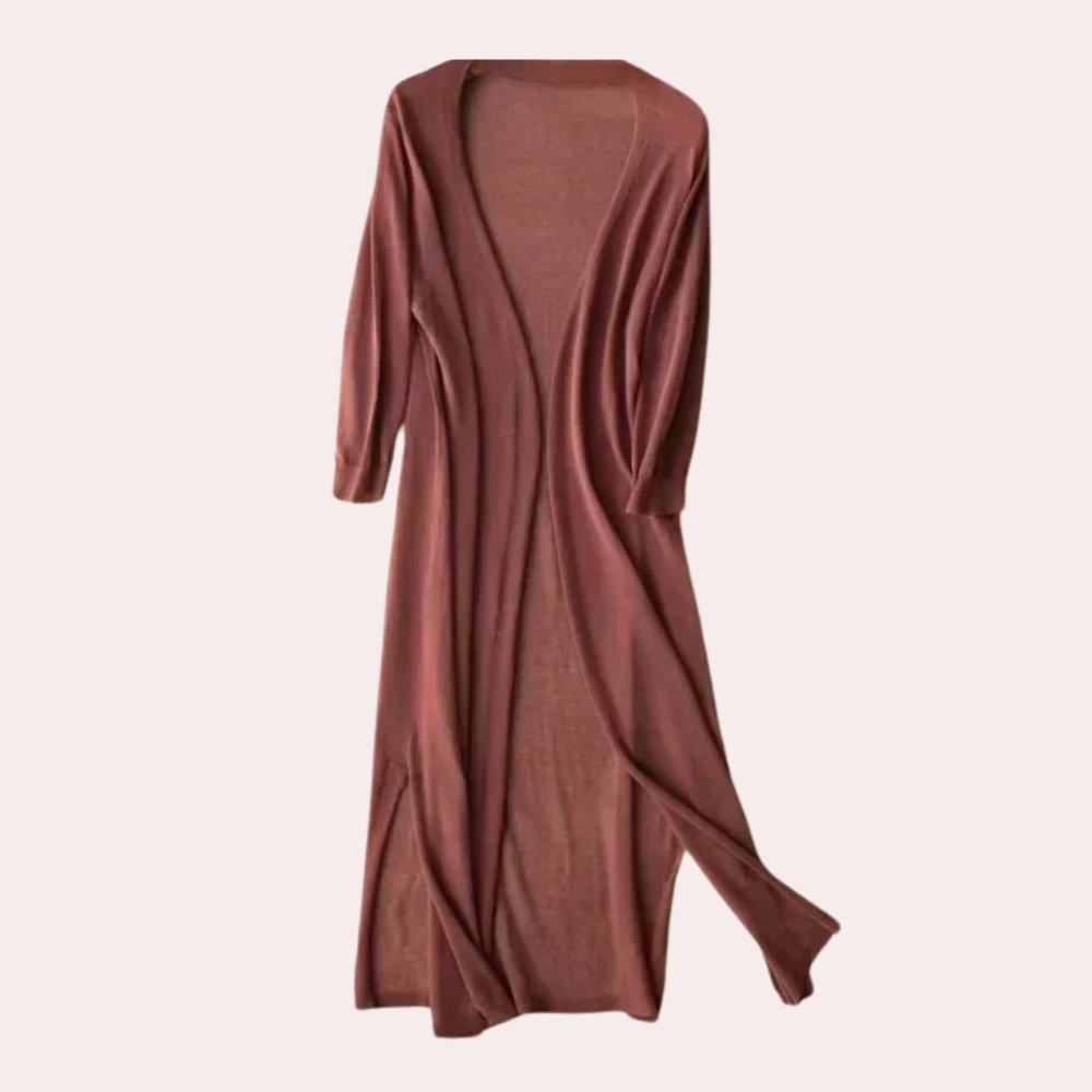 GR | Women's Long Vest Elegant and Lightweight Summer Cardigan for Women