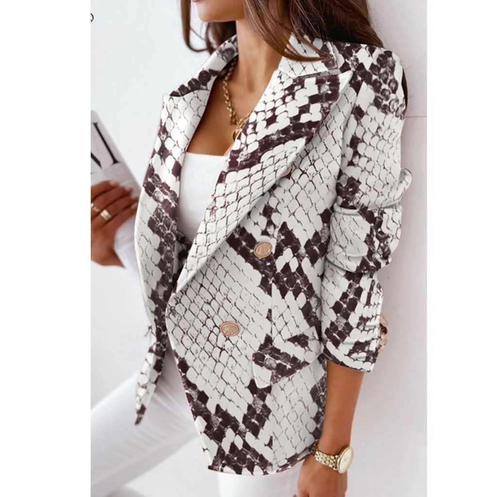 GR – Women's blazer with reversible collar