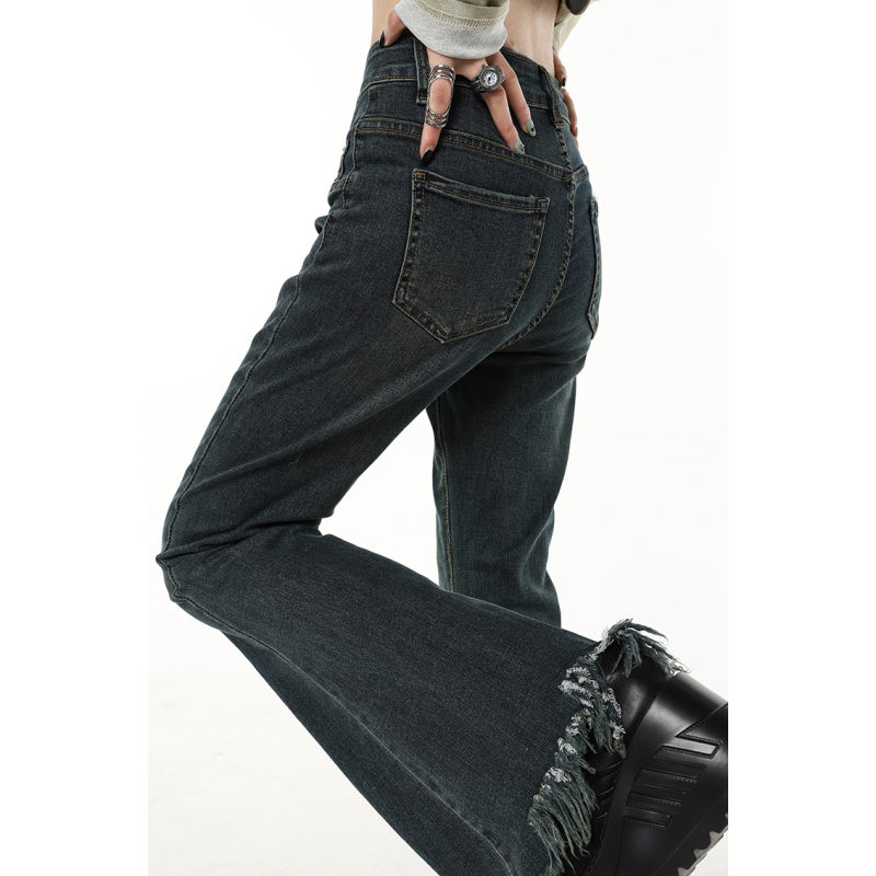 GR | Black vintage jeans for women