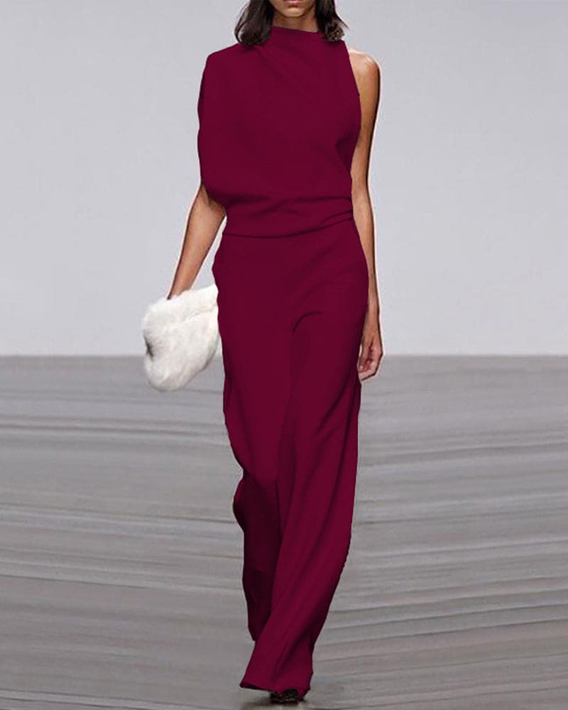 GR | Premium One Shoulder Jumpsuit