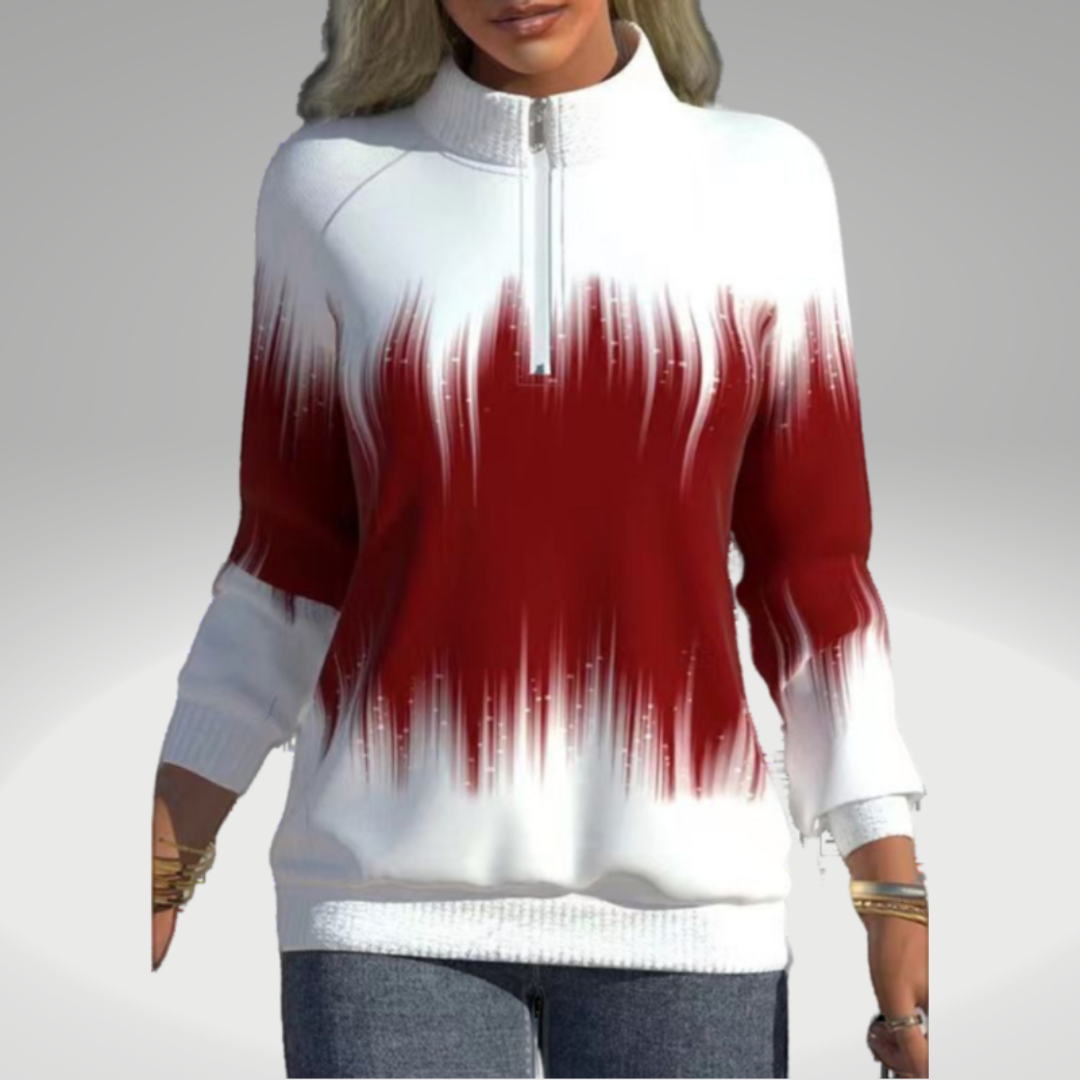 GR - Damen Sweatshirt mit Farbverlaufdruck