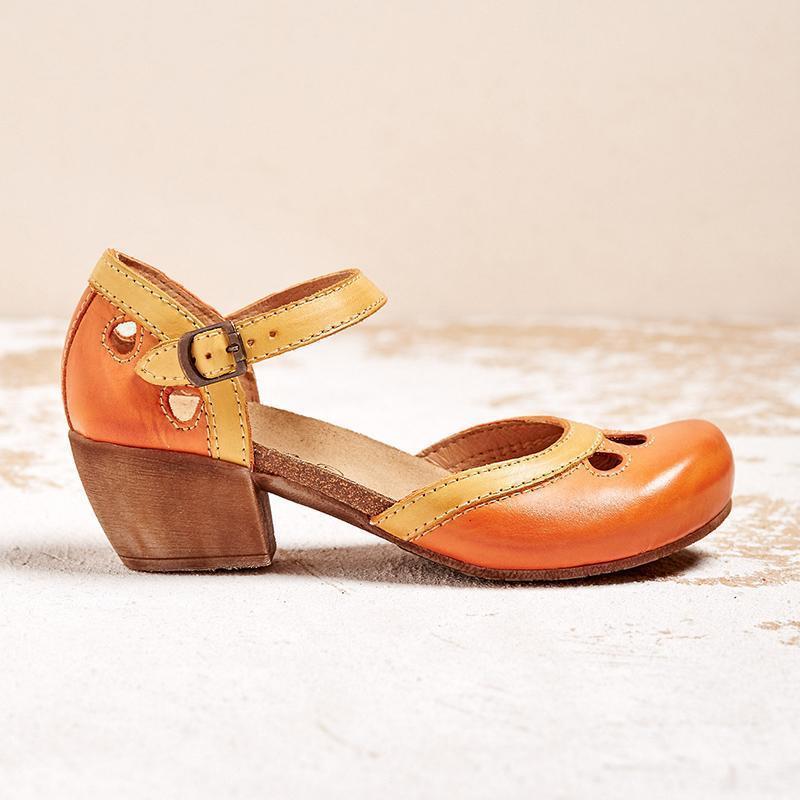 GR | Elegant Low Heel Sandals