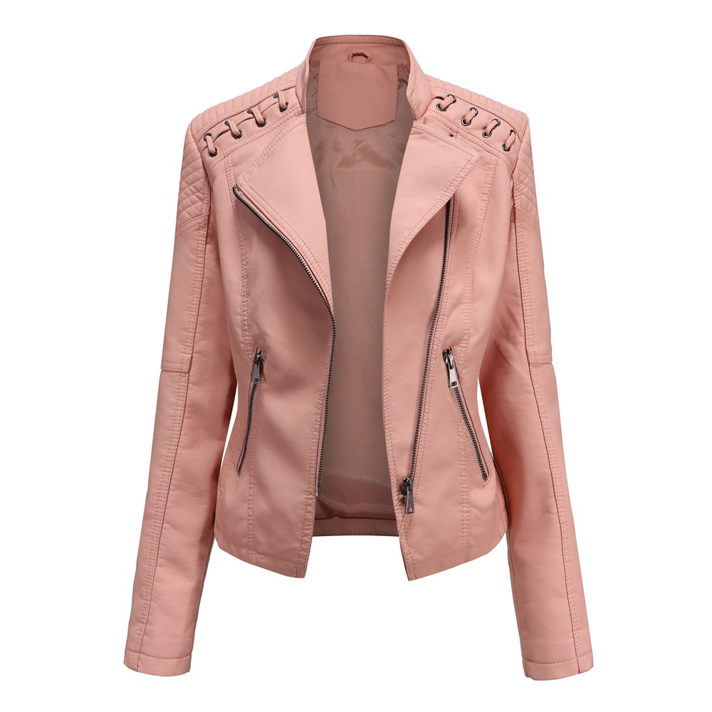 Women's leather jacket