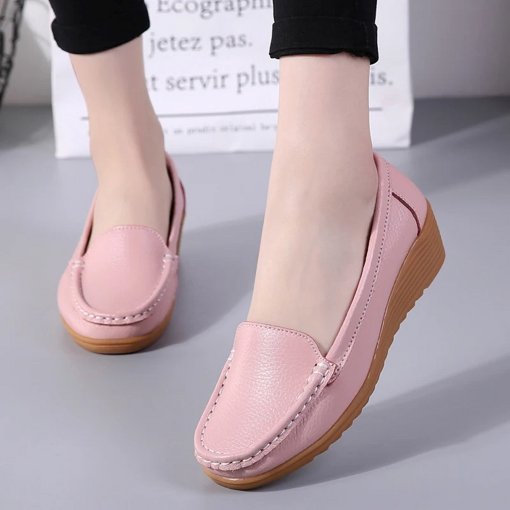 GR – Women's moccasin slip-on style loafers