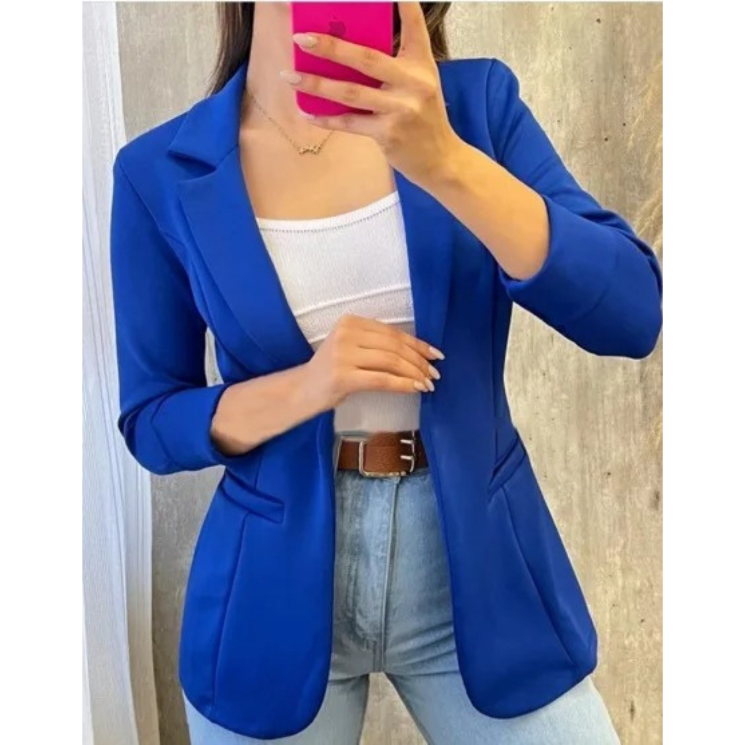 GR – Vintage women's blazer without buckle