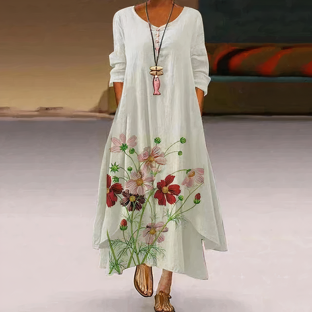 GR | Elegantes Baumwollkleid Modisch