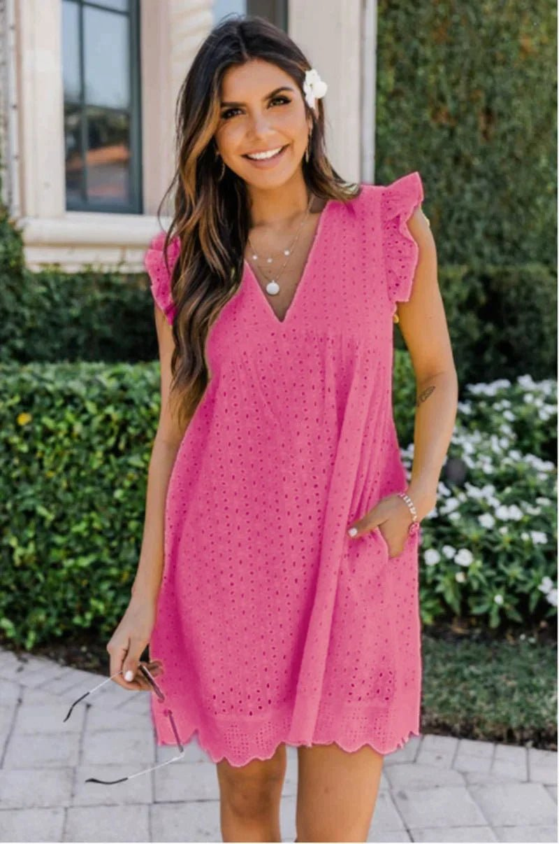 GR | Women's Summer Dress with Trousers Comfortable Women's Dress