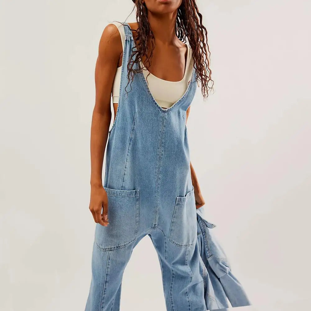 GR | Stylish denim jumpsuit