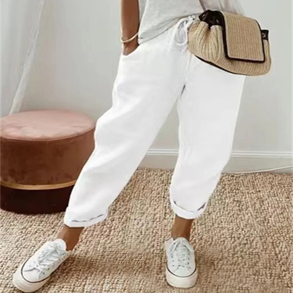 GR | Bequeme Hose aus Leinen