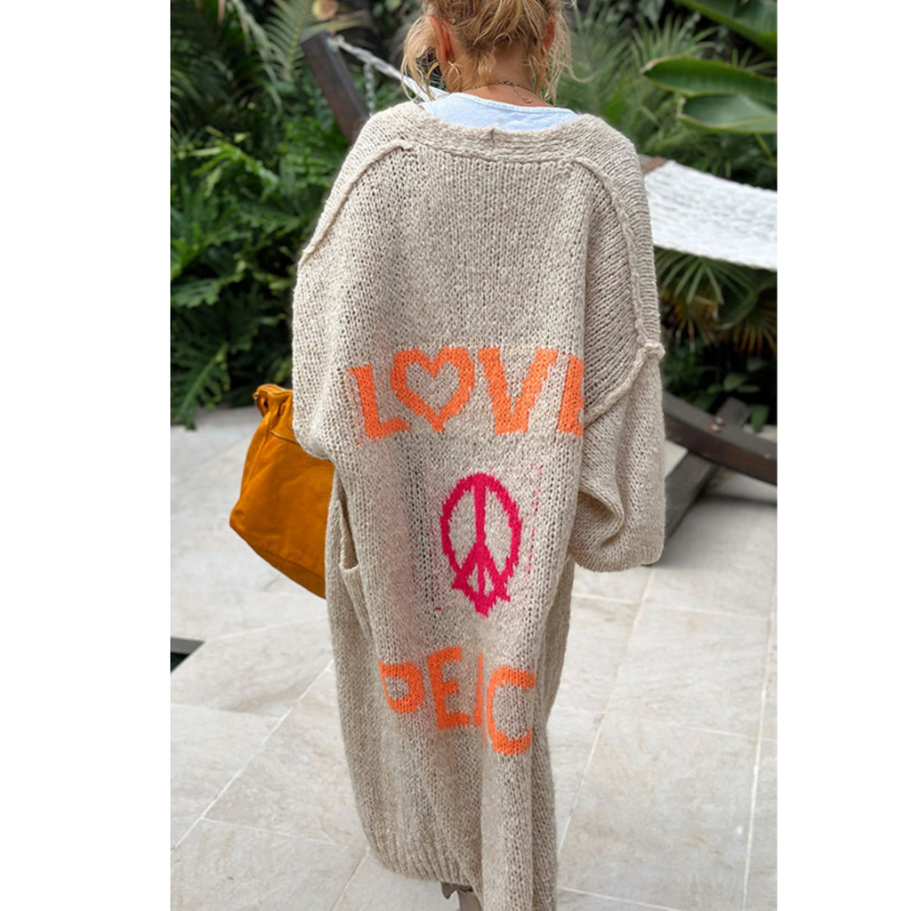 GR peace strickjacke - Ibiza
