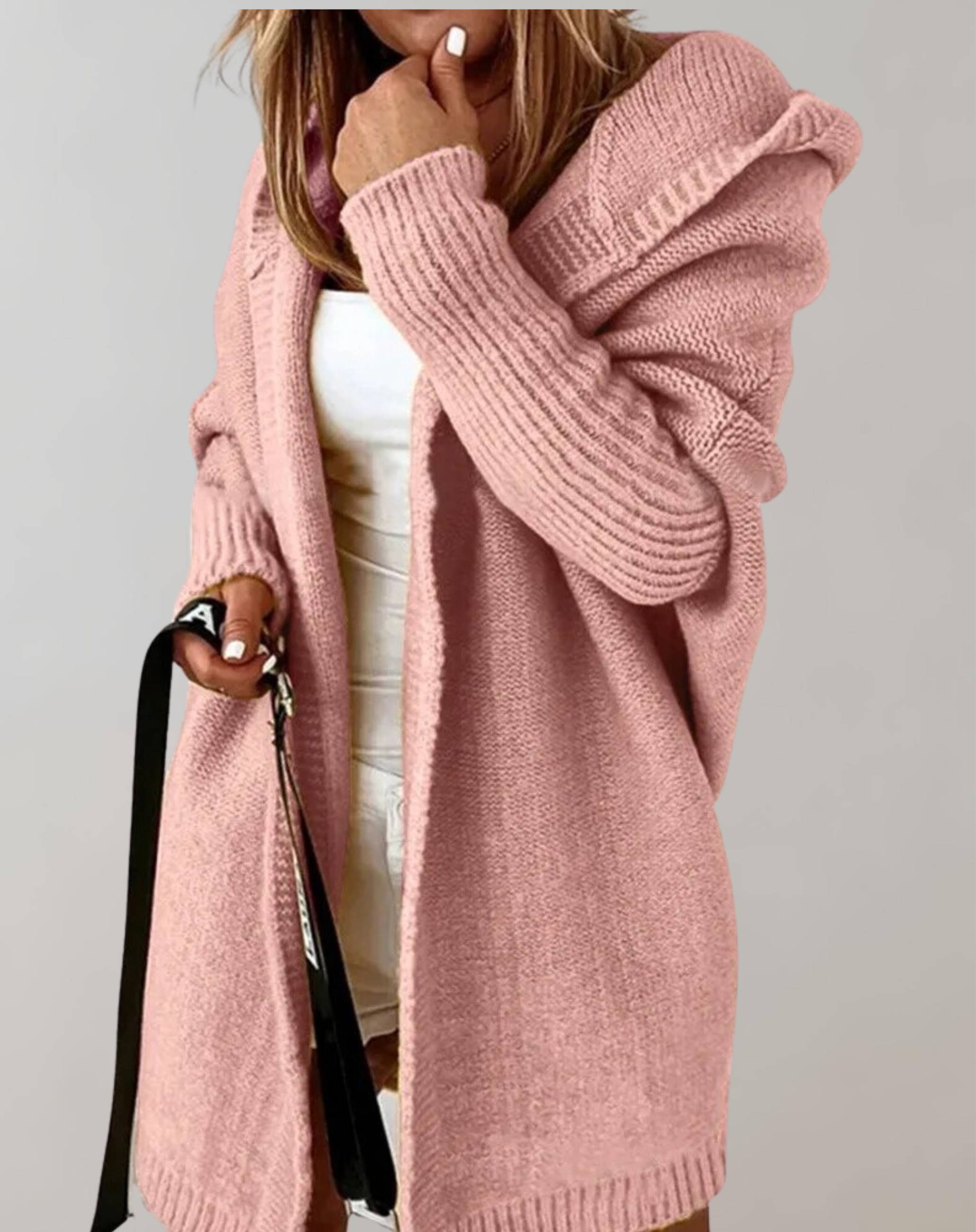 GR | Pullover Lange Strickjacke