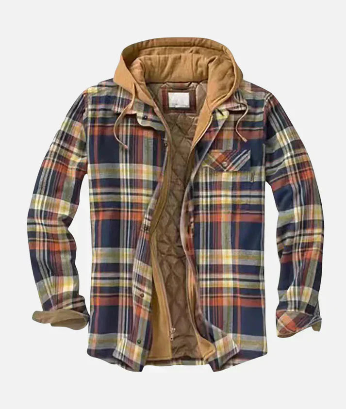 GR | Checkered jacket with hood