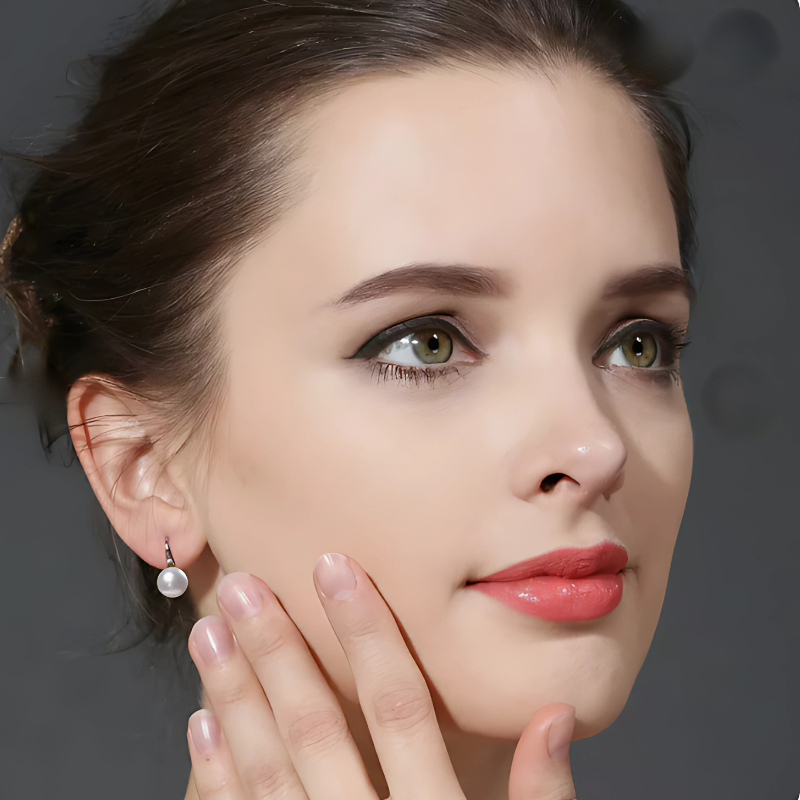 GR | Classic drop earrings with pearl