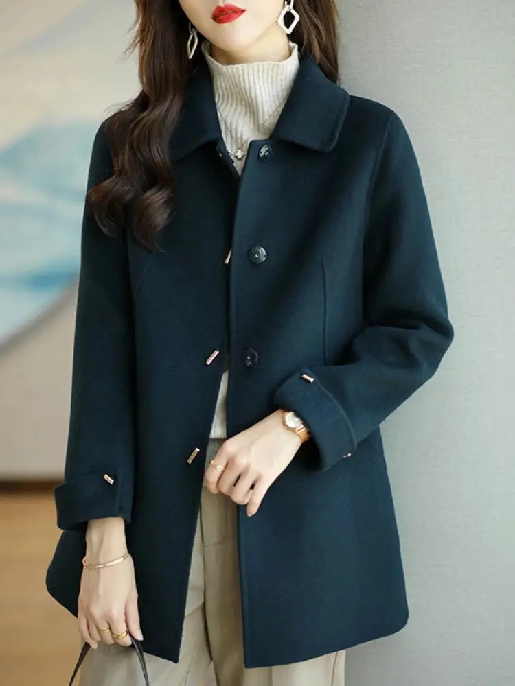 GR | Classic trench coat with peak collar