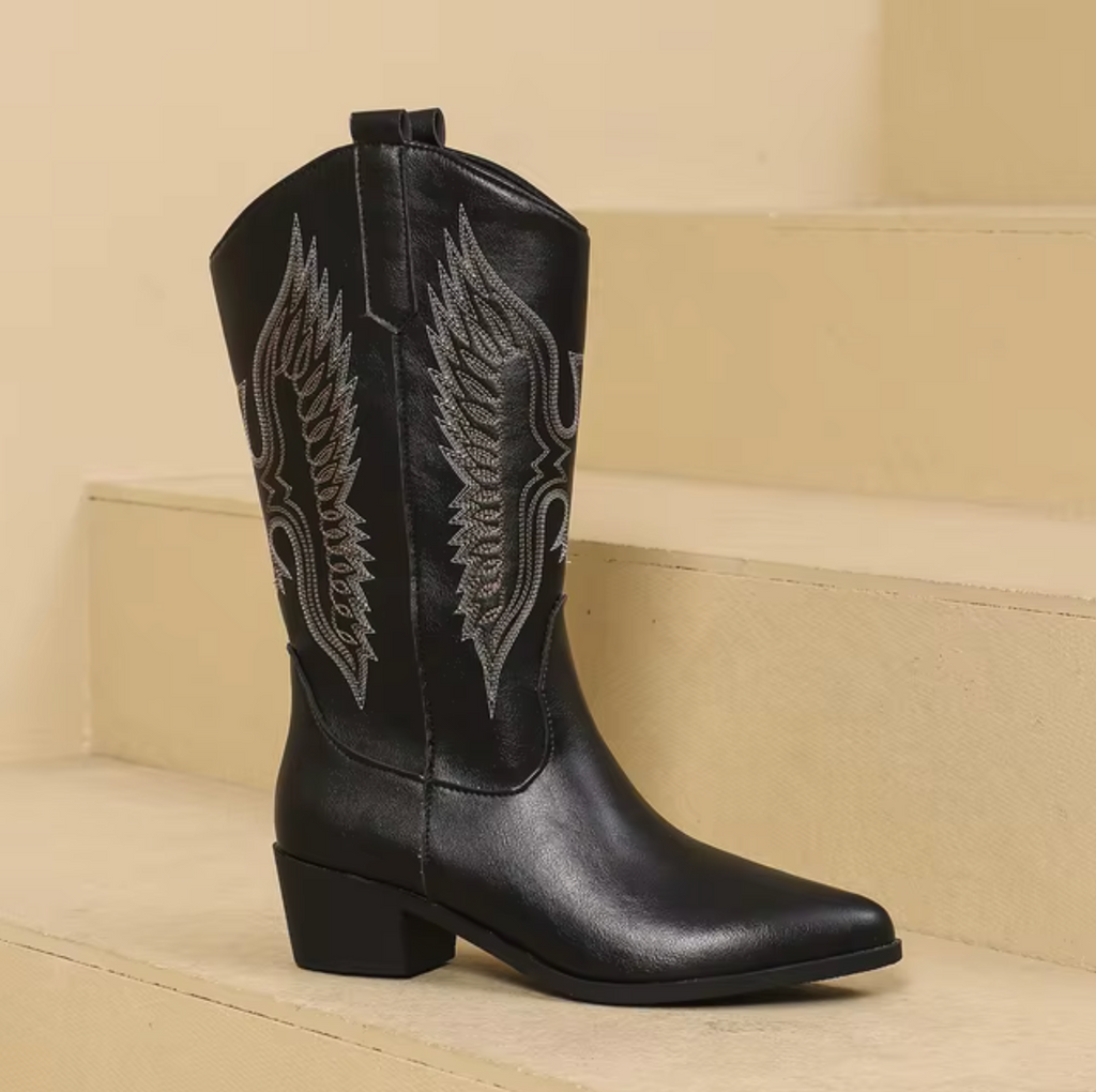 GR | Leather Cowgirl Boots