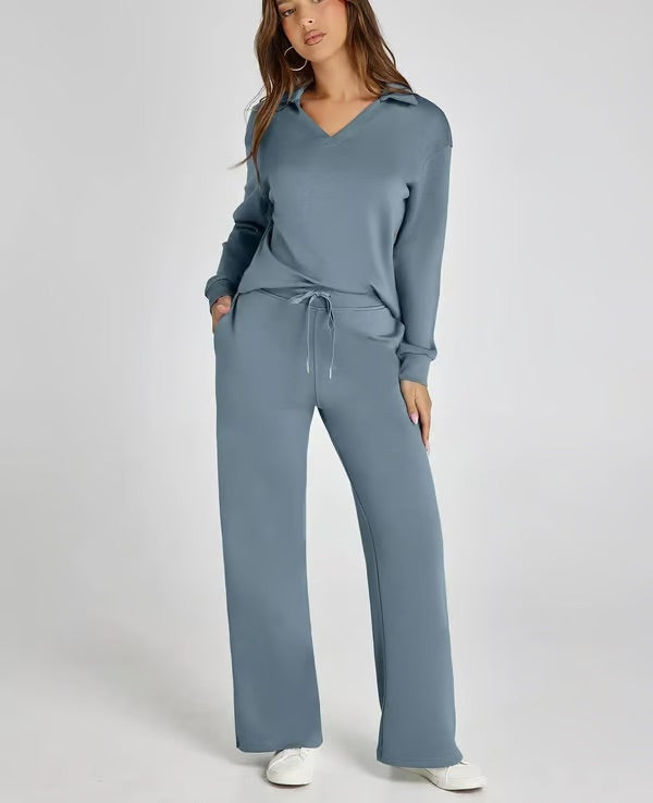 GR | Women's Two-Piece Set: Comfortable & Trendy Look for Women