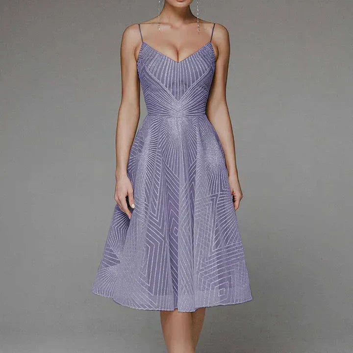 GR | Damen Besticktes Luxuskleid