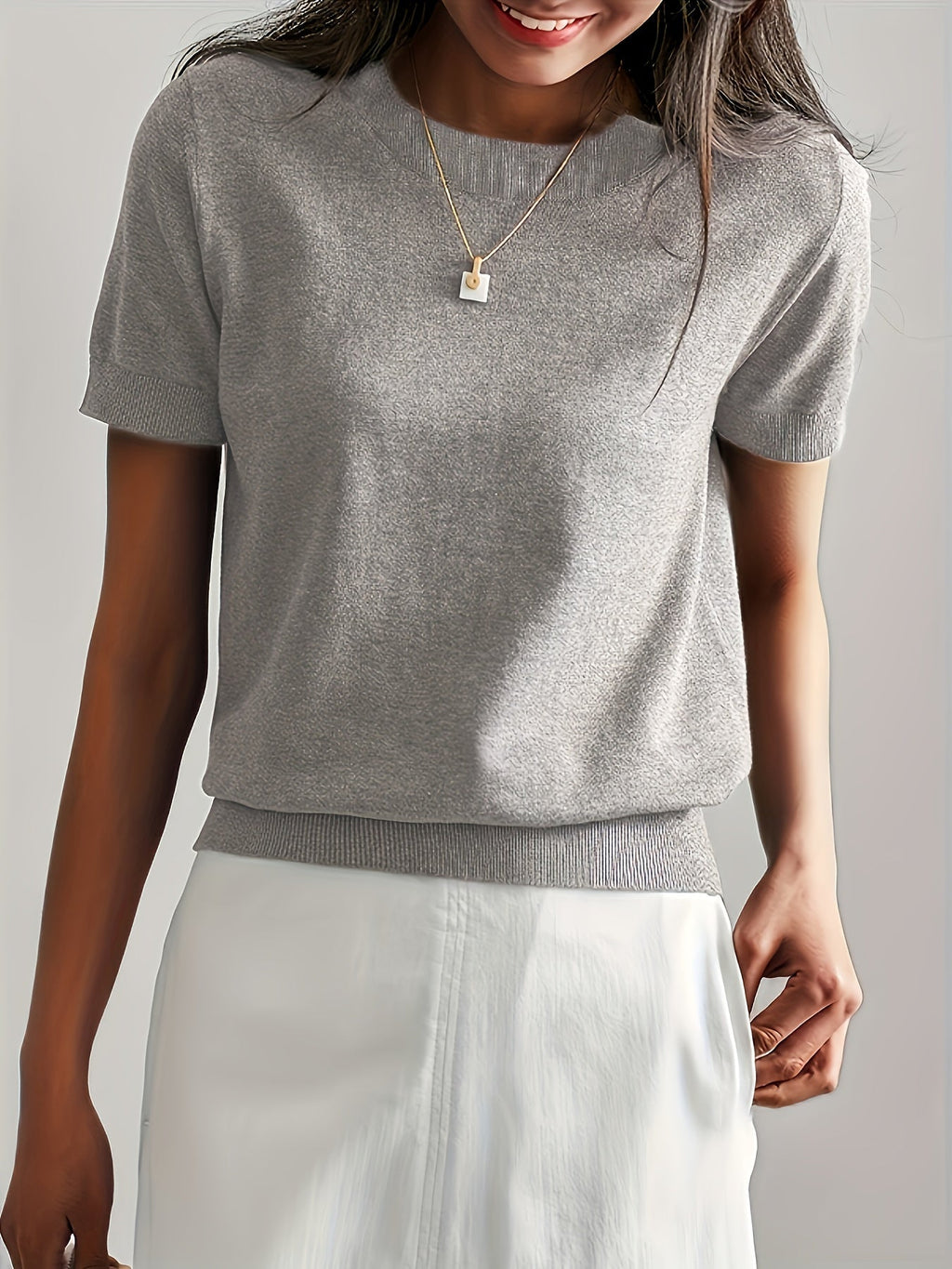 GR | Damen Lässiger Pullover