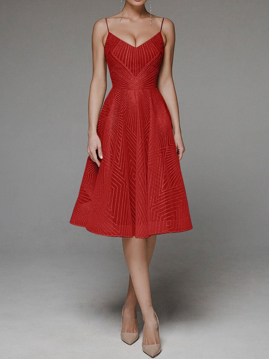 GR | Sommerliches Trägerkleid Mit Stickerei