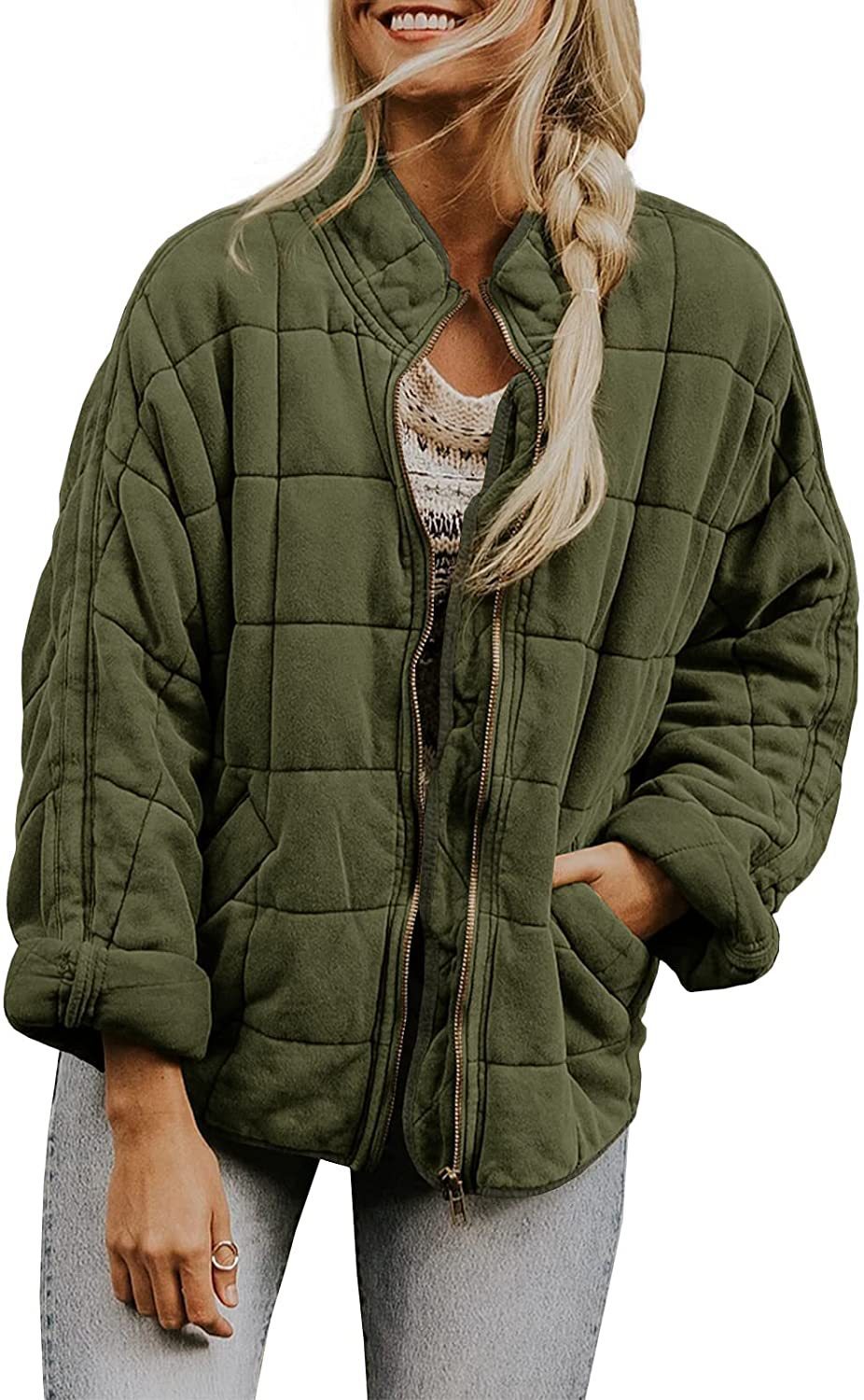 GR | Loose jacket made of thick cotton
