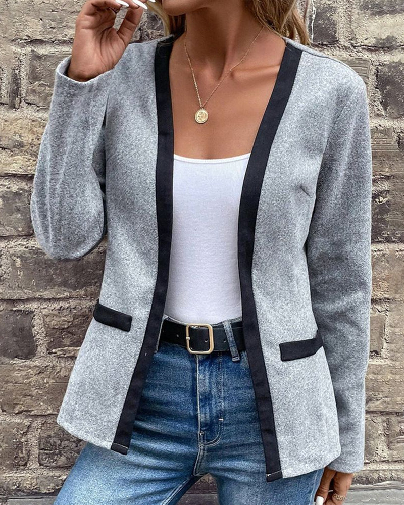 GR | Chic winter grey cardigan for women