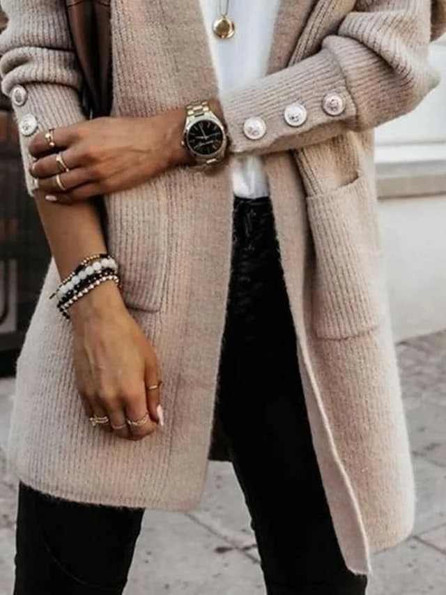 GR | Cardigan with buttons and long sleeves
