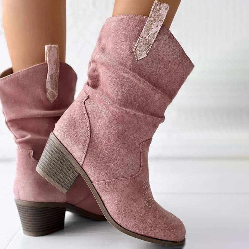 GR | Vintage Boots with Chunky Heel