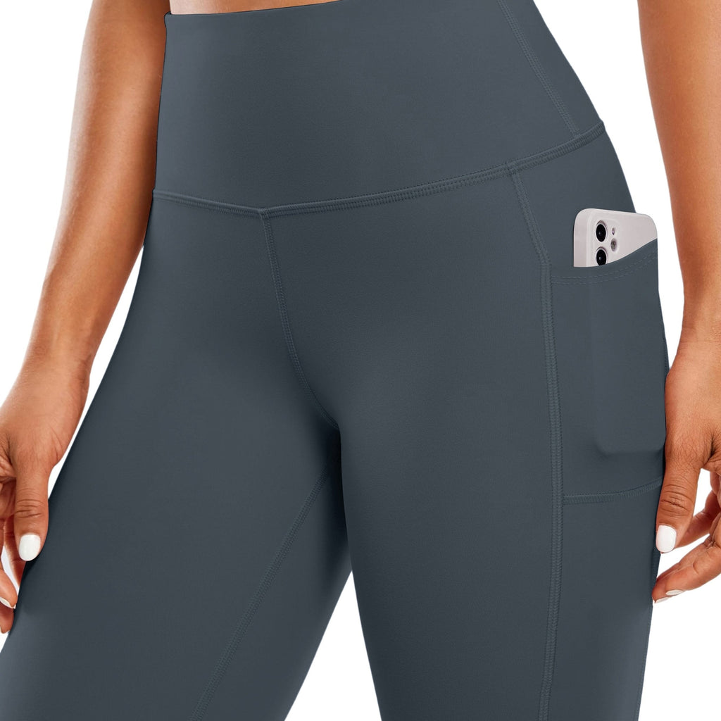 GR  | Schnell Trocknende Damen Yogalegging Mit Hohem Bund Und Tasche