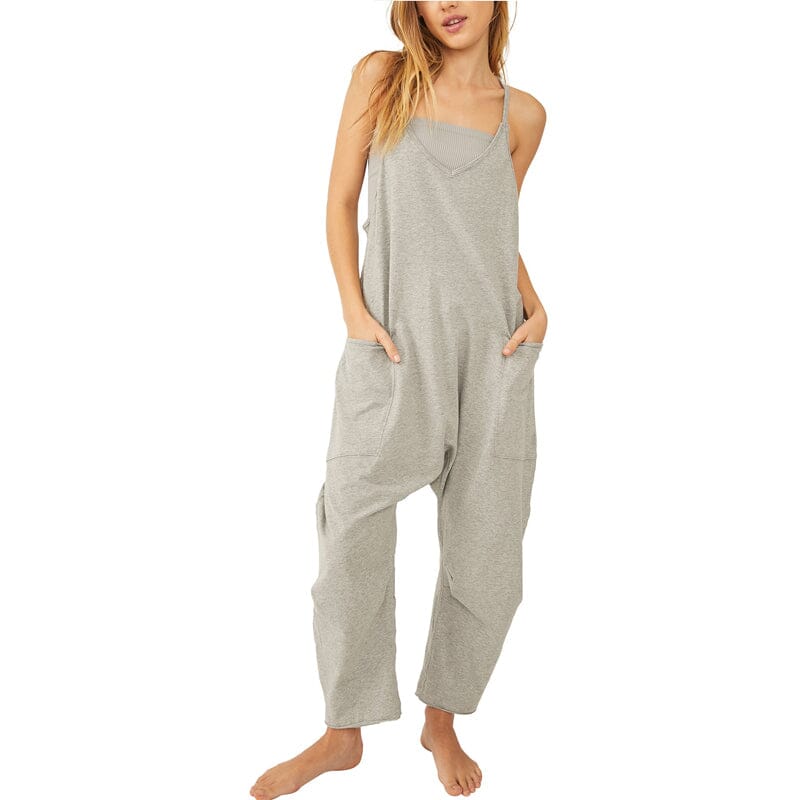 GR | Loose Wide Leg Sleeveless Jumpsuit for Women