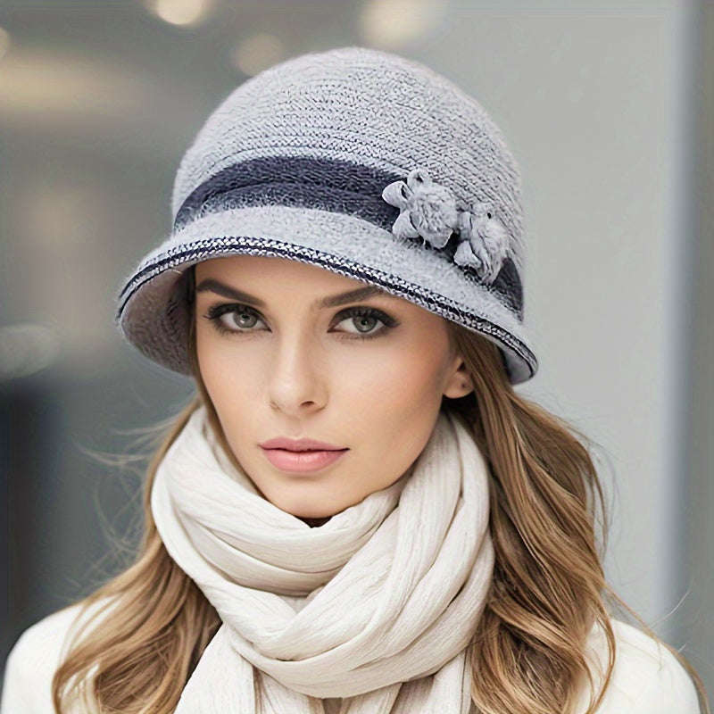 GR | Schickes Winter Stilvolles Gestricktes Set für Frauen