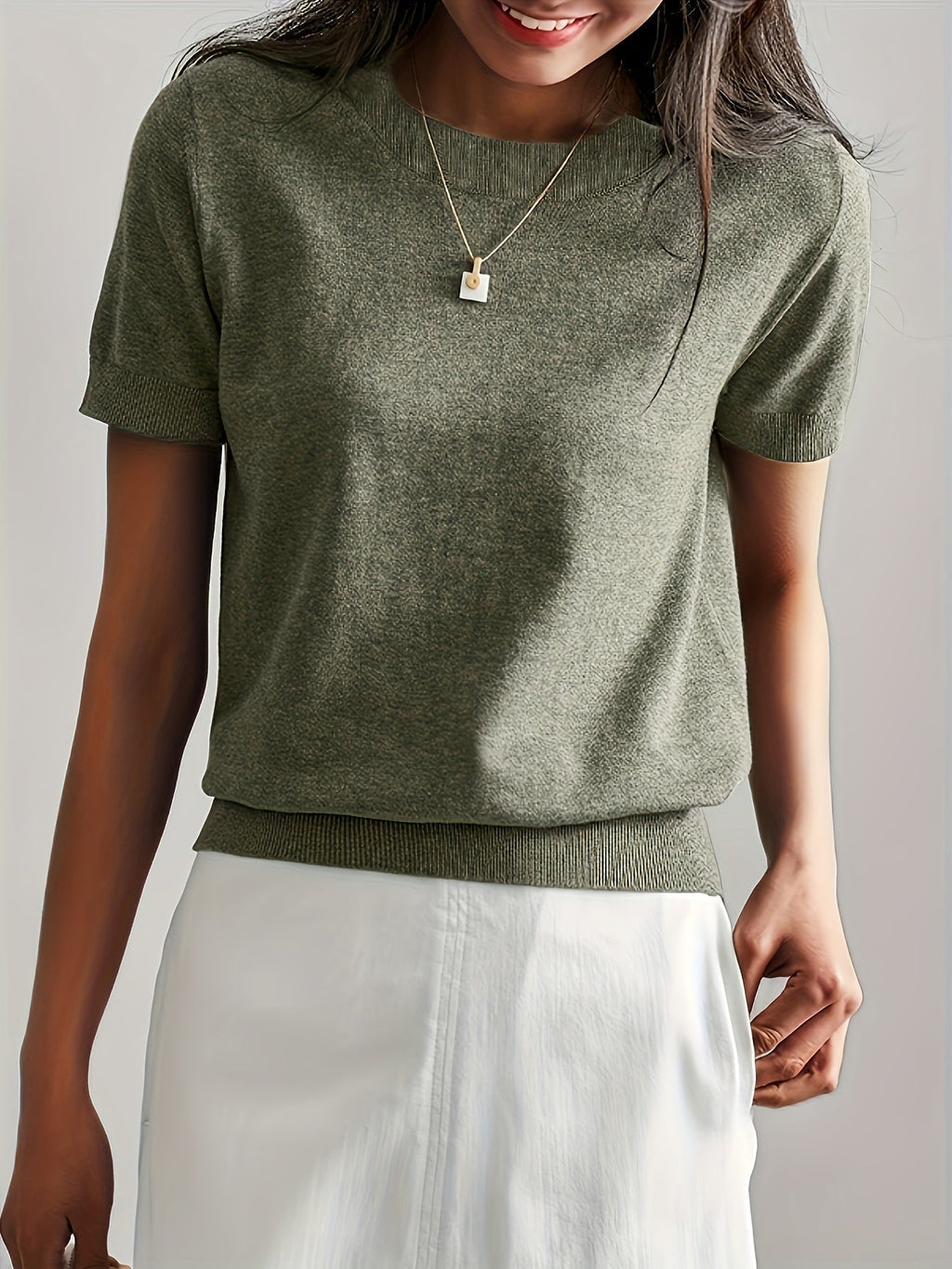 GR | Damen Lässiger Pullover