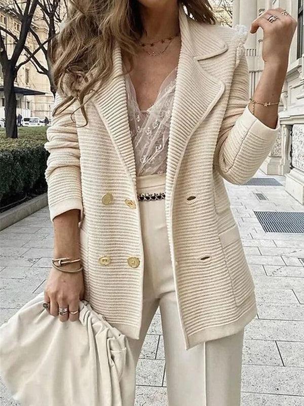 GR | Groovy Long Sleeve Cardigan with Solid Color Sleeves