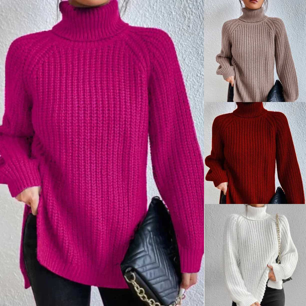 GR - Gemütlicher Strick-Rollkragenpullover