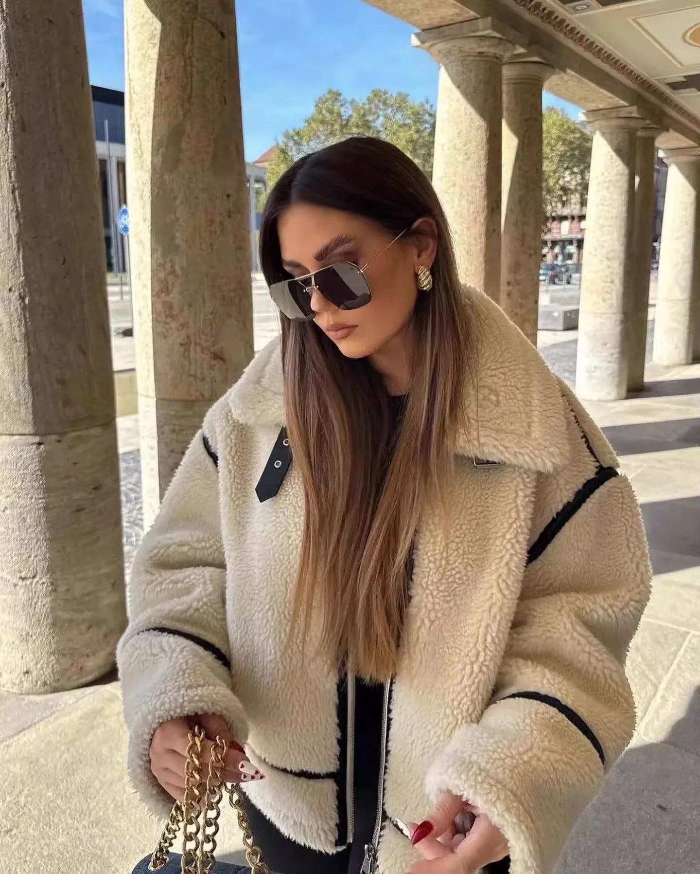 GR | Weiche, Warme Teddyjacke