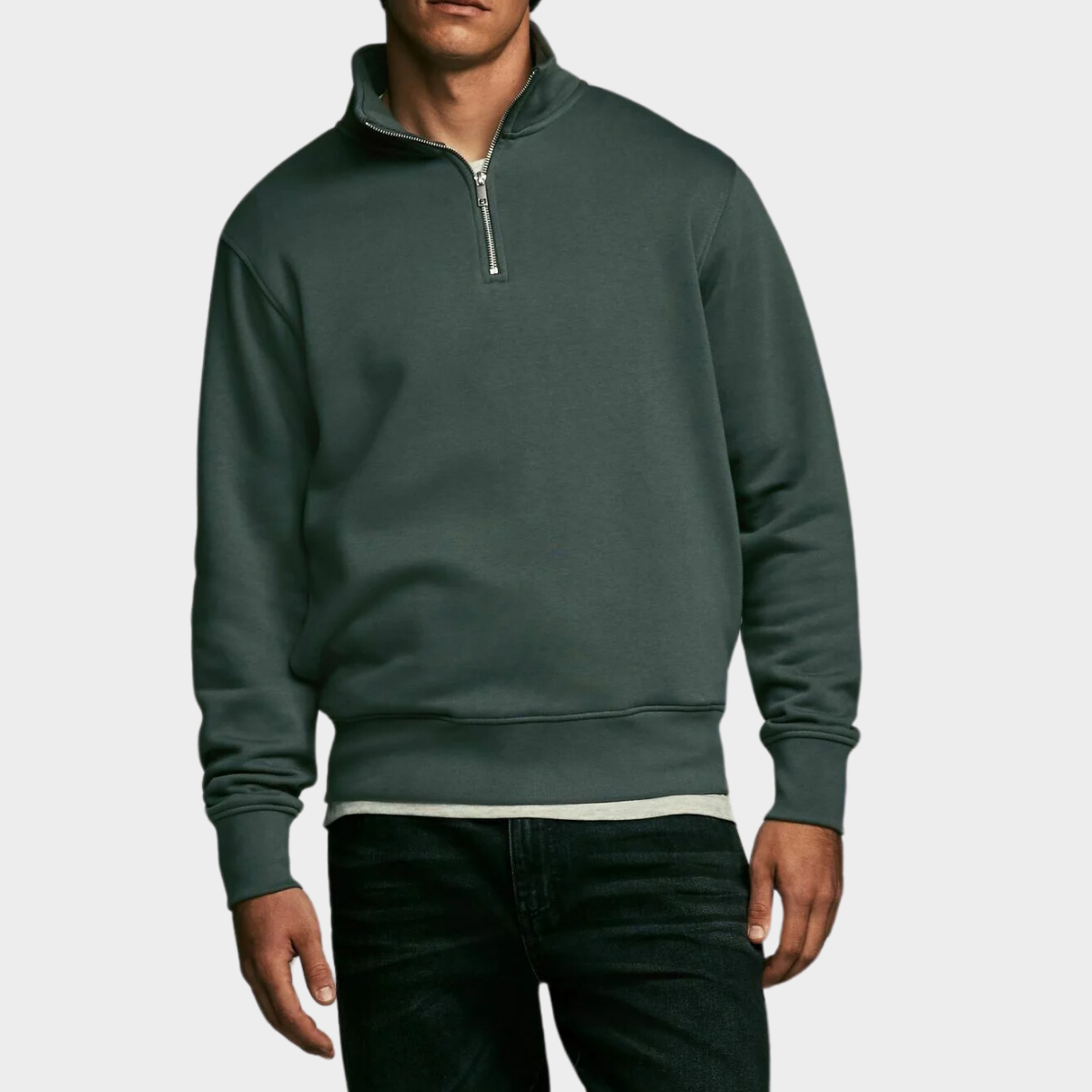 GR | Halbreißverschluss Pullover