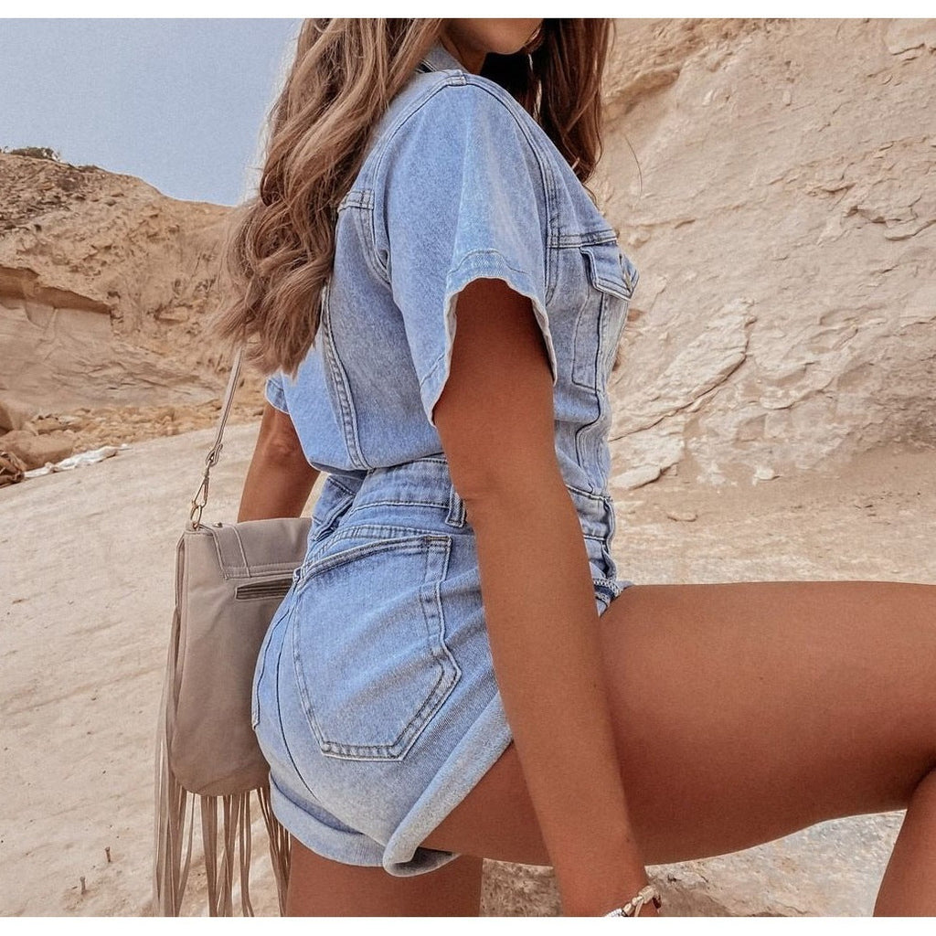 GR Retro Denim Jumpsuit