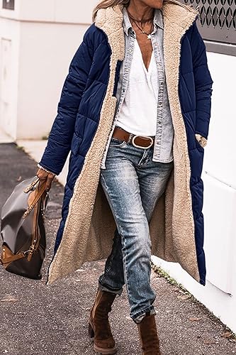 GR | Reversible long puffer jacket